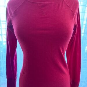 Long Sleeve Red Top